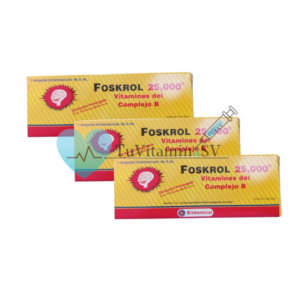 TRI PACK FOSKROL 25000 INYECTABLE